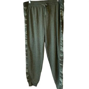 Splendid Casual Pull on  Khaki  Camo Joggers Pants Women size M